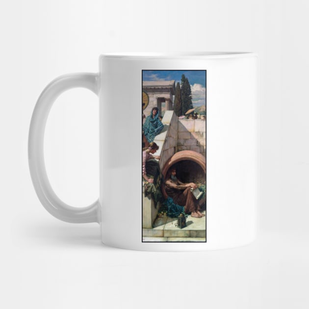Diogenes by Waterhouse by academic-art